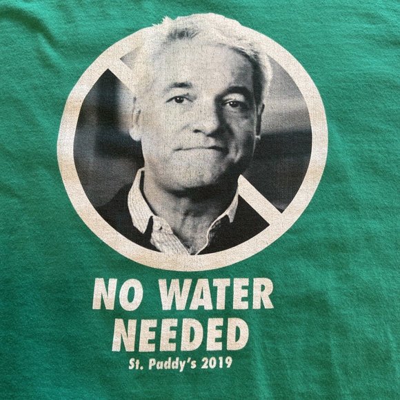 Pat Mcafee Show Mens T-shirt XL No Water Needed St Paddy’s 2019 Green - Picture 3 of 4